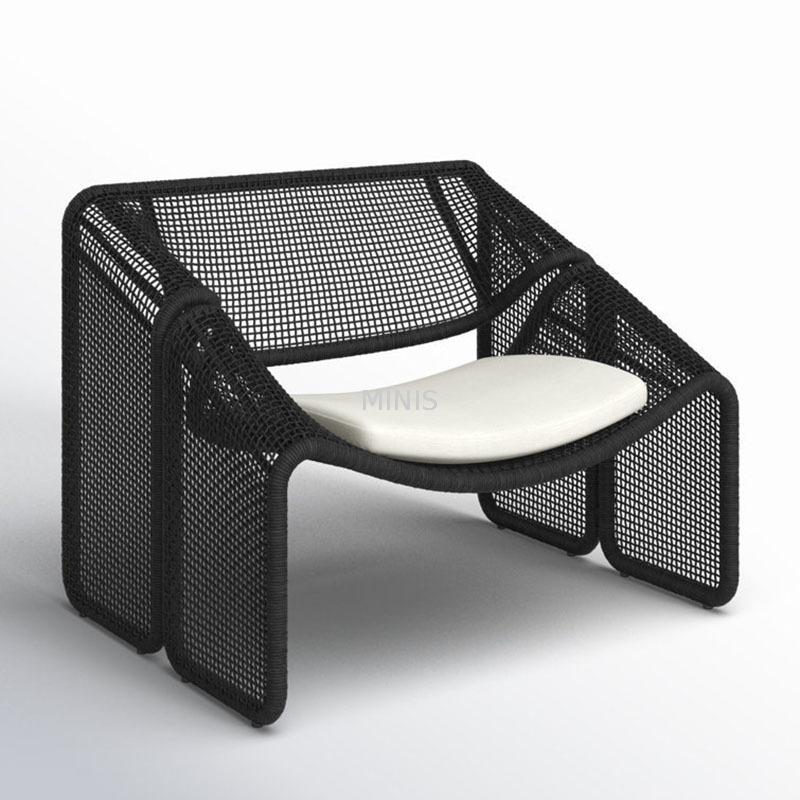 Silla de jardín portátil de luz de buena calidad al aire libre con cojín