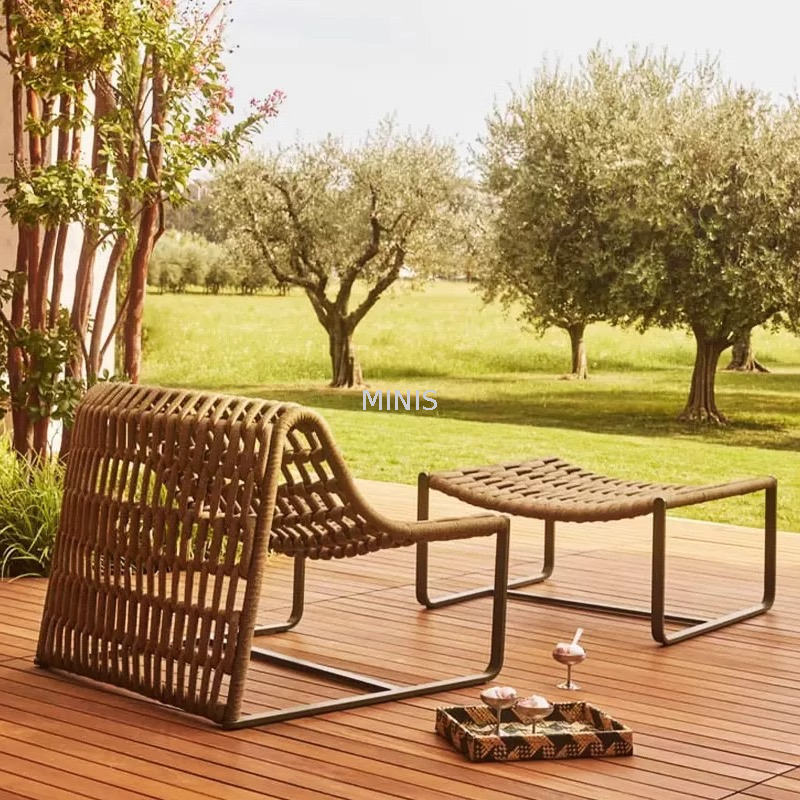 Silla de jardín portátil de luz de buena calidad al aire libre con cojín