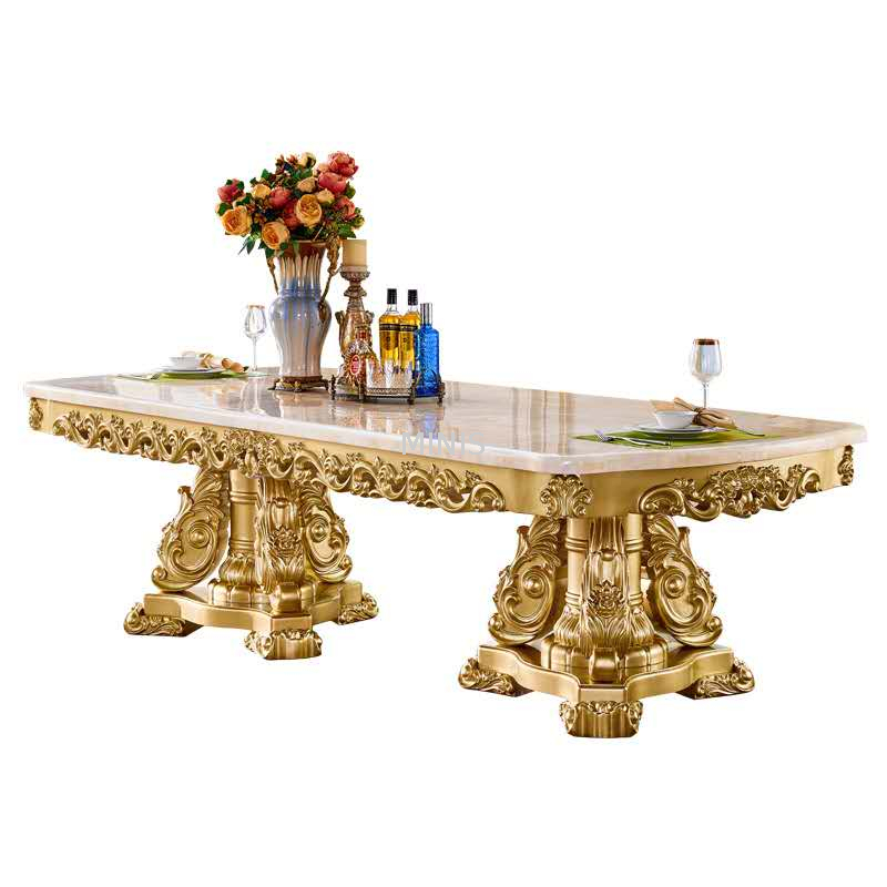 Comedor Royal Classic Mesa de comedor artesanal de madera de alta gama