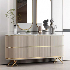 Gabinete lateral del dormitorio o sala de estar Elegante aparador beige