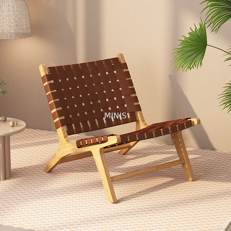 Muebles europeos muebles tejidos silla de madera fuerte
